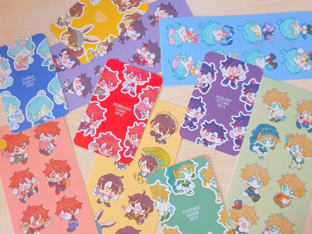 流星隊 シール & ミニカード