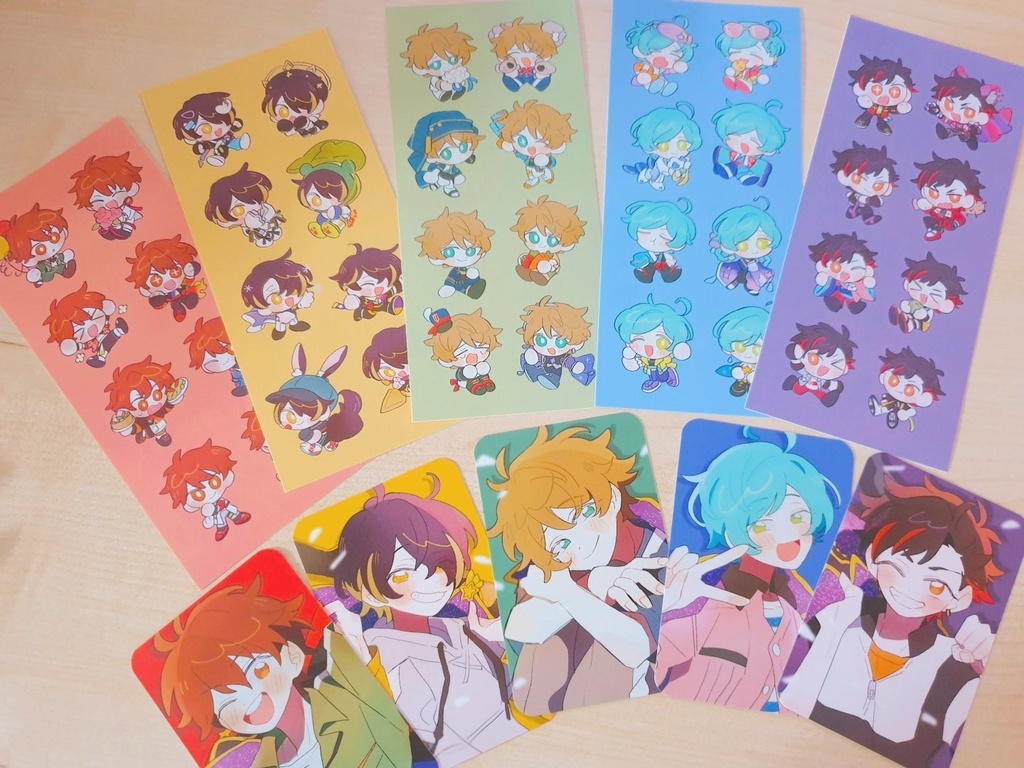 流星隊 シール ＆ ミニカード