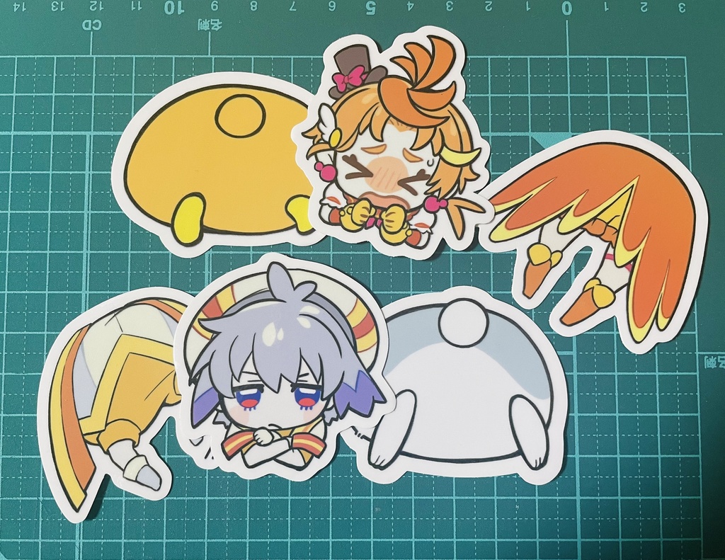 嗚呼、愛しきおちりステッカーセット