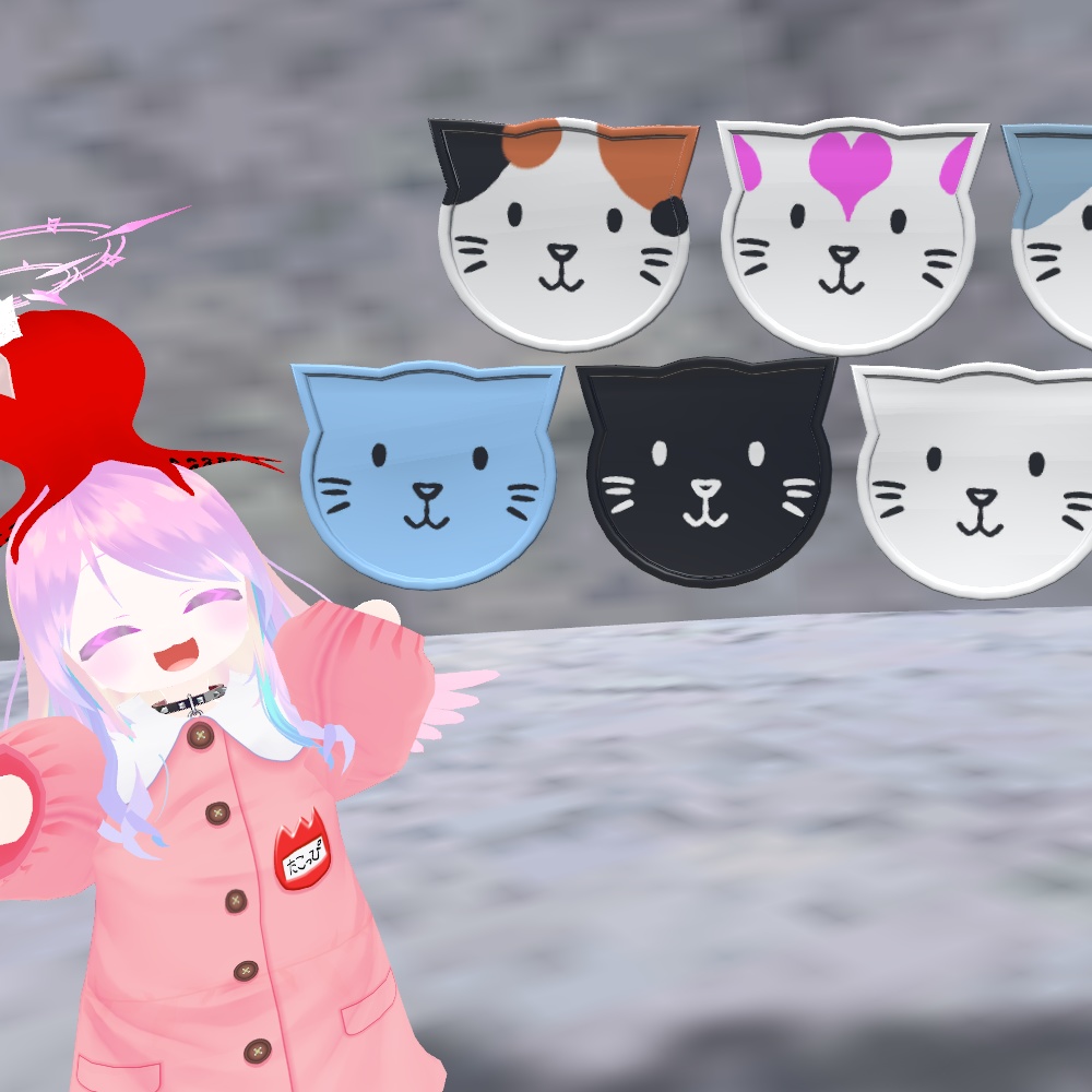 【無料お試し版あり】ネコのお皿【VRChat想定】