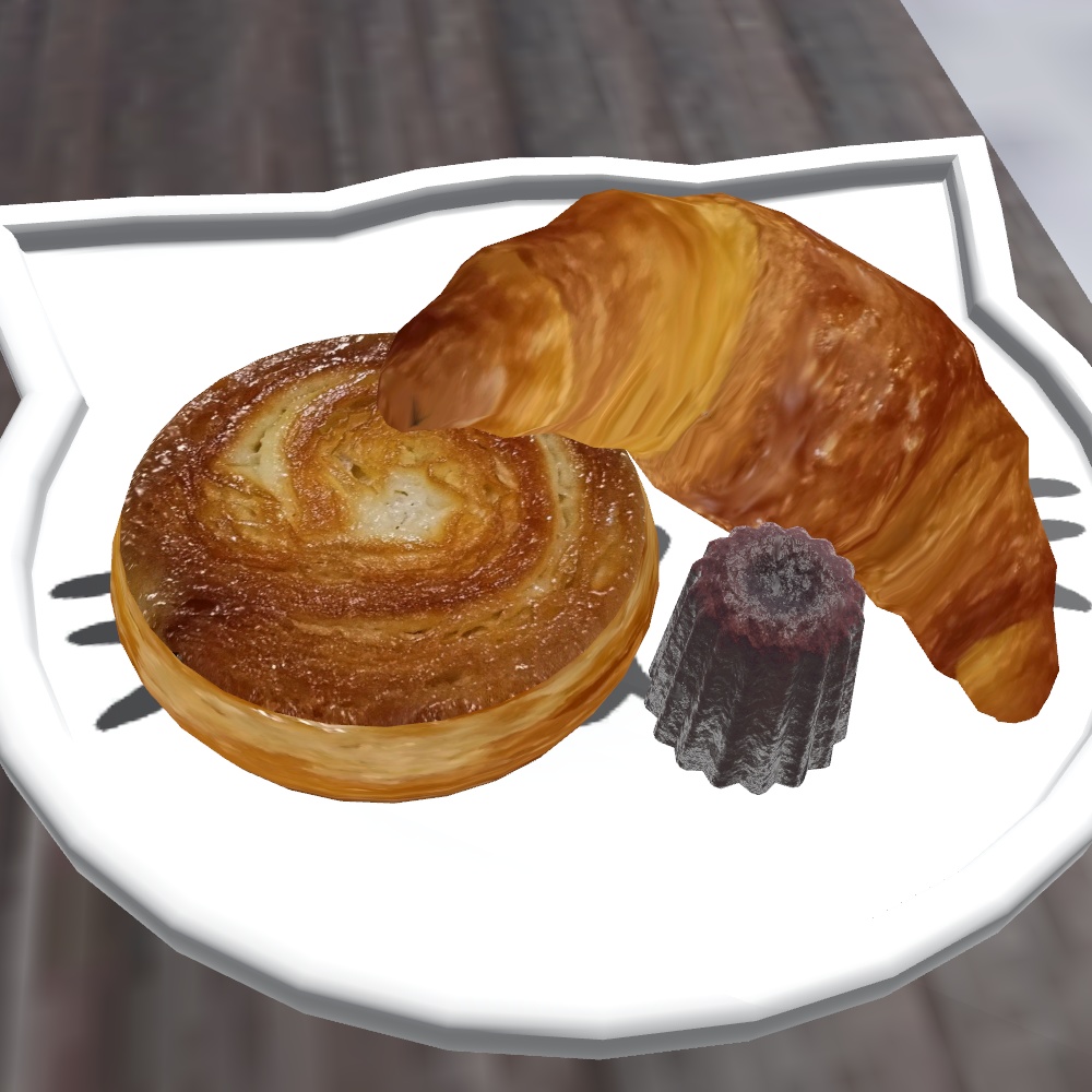 【無料お試し版あり】ネコのお皿【VRChat想定】