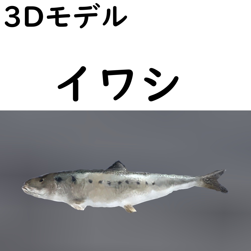 【48時間限定無料】イワシ【VRChat想定】