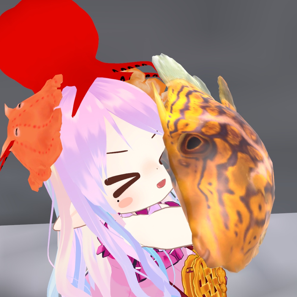 【48時間限定無料】モザイクレザージャケット【VRChat想定】