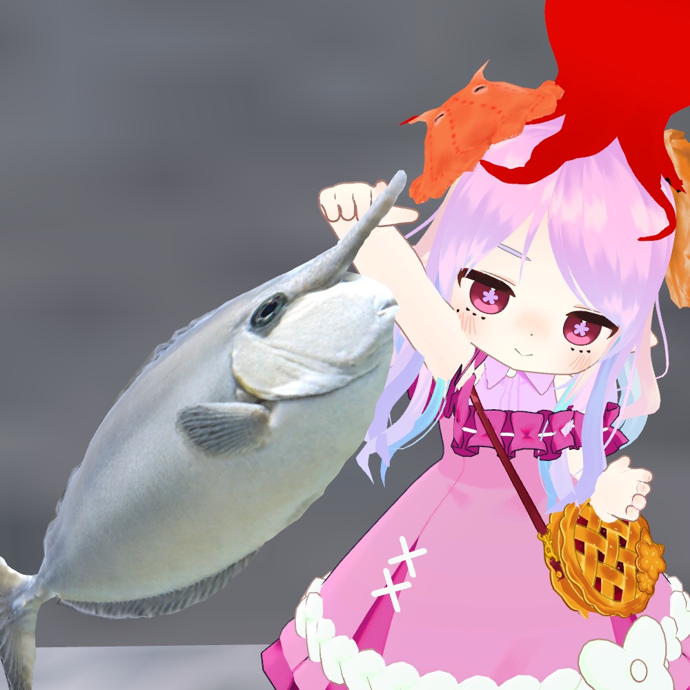 【48時間限定無料】ヒメテングハギ【VRChat想定】