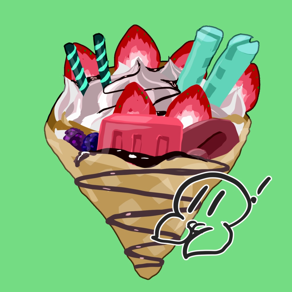 ブキスイーツ ポストカード