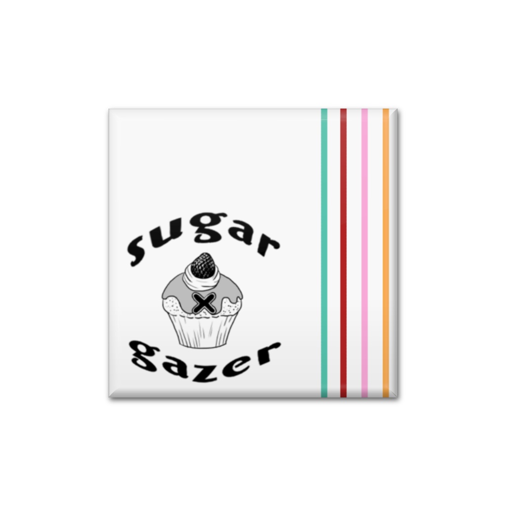 【sugar×gazer】スクエア缶バッジ