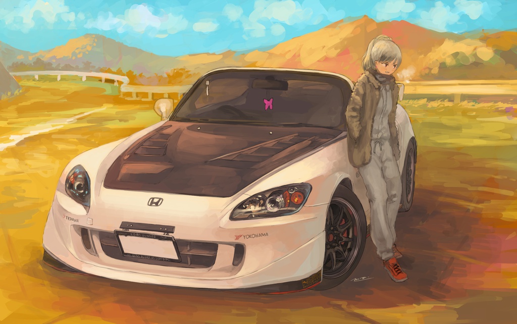 愛車+愛車擬人化オーダーイラスト