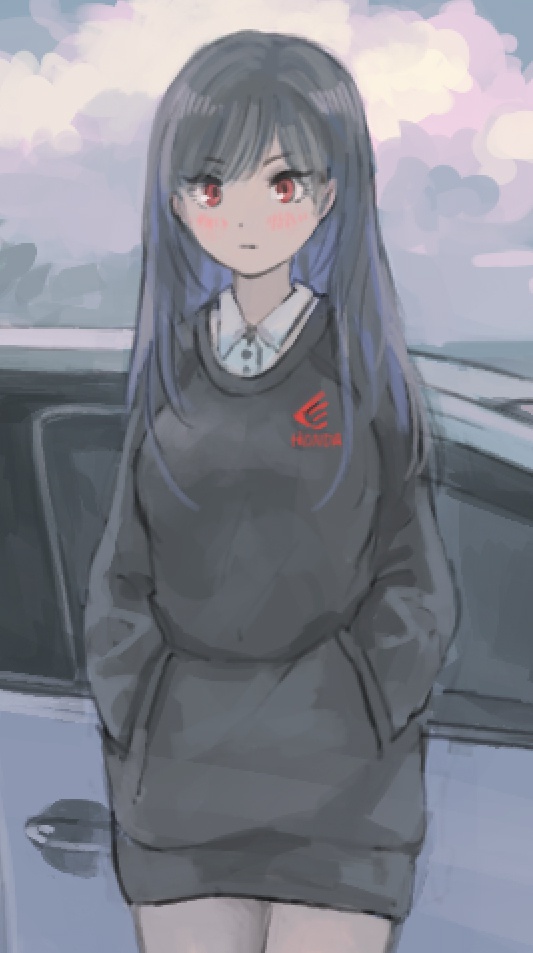 愛車+愛車擬人化オーダーイラスト