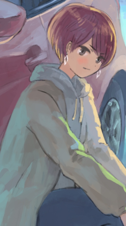 愛車+愛車擬人化オーダーイラスト