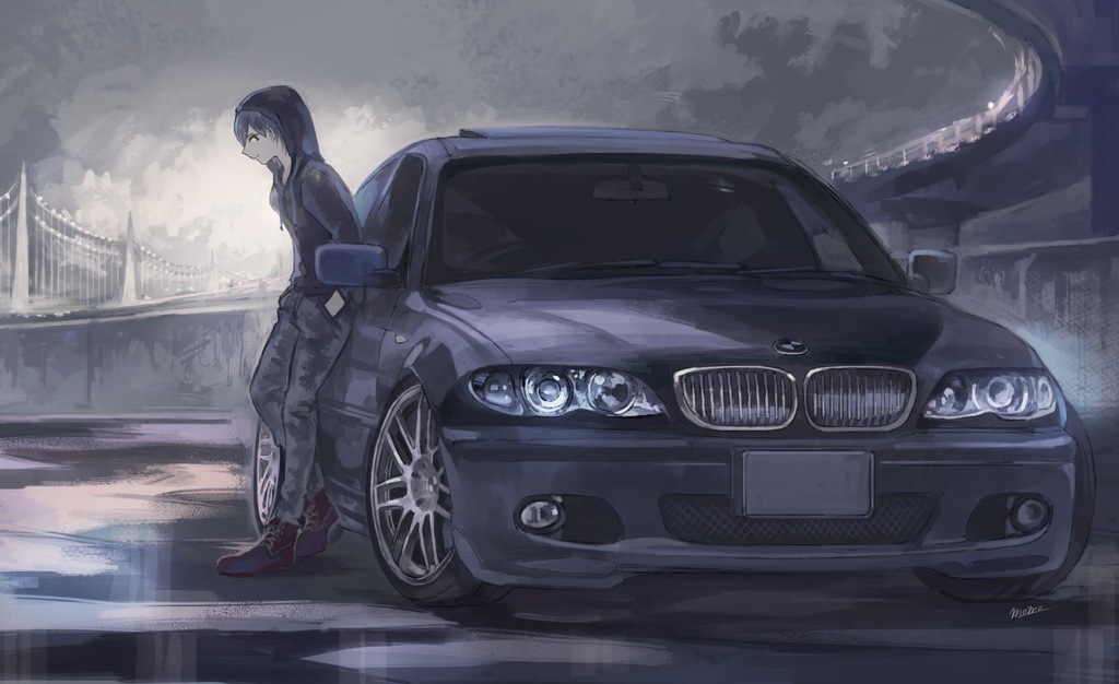 愛車+ご本人オーダーイラスト