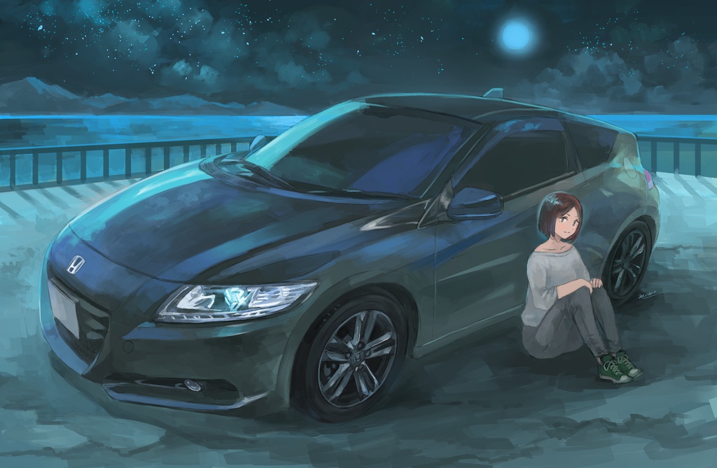 愛車+ご本人オーダーイラスト
