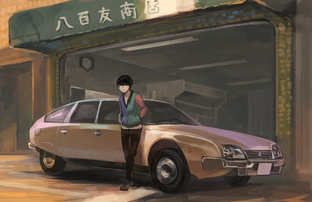 愛車+ご本人オーダーイラスト