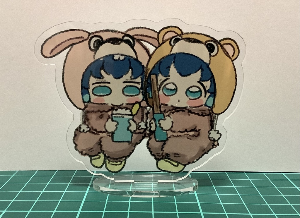 テーマパークばぶチロ’s アクリルスタンド・ステッカーセット