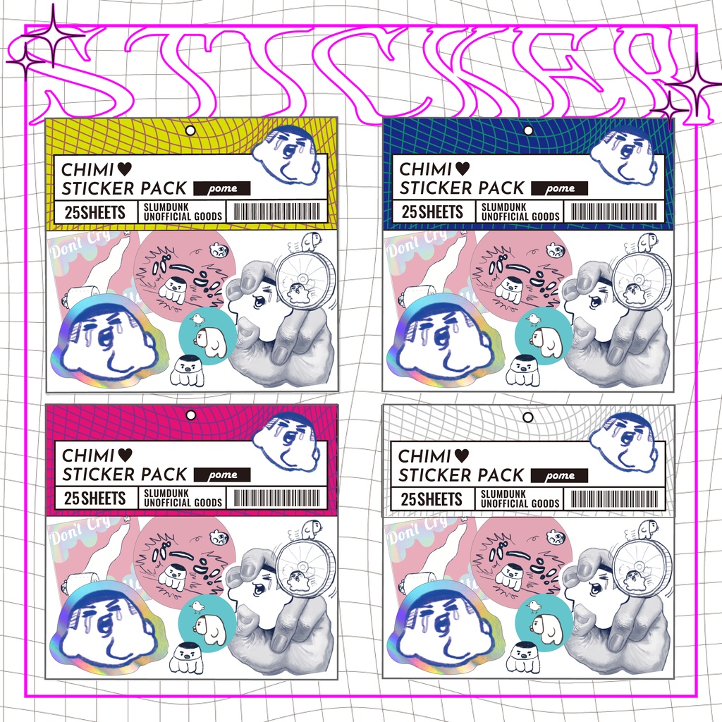 ちみステッカーセット【A】(25枚入り)
