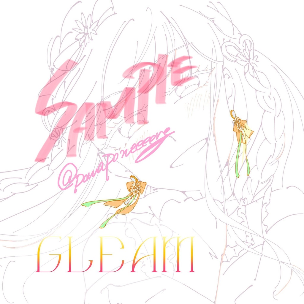 『GLEAM』イヤリングカタログ風イラスト集【芸カ31】