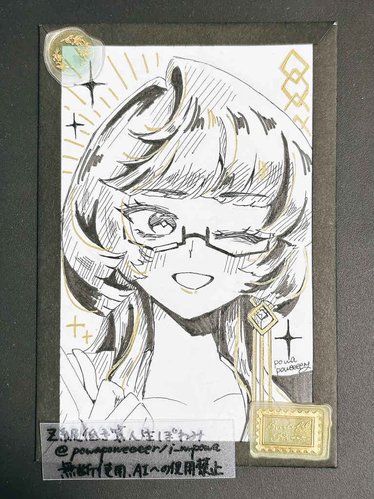 【リバース:1999】アナログ原画(ハガキサイズ)