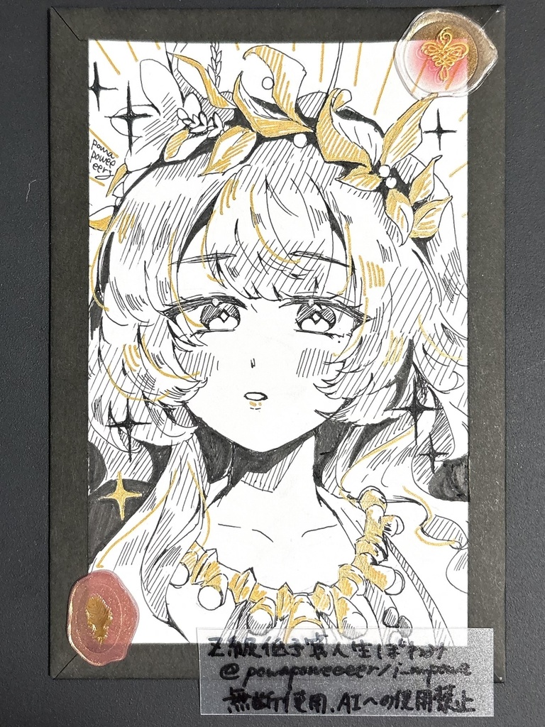【リバース:1999】アナログ原画(ハガキサイズ)