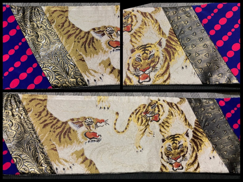 完売/虎ゴブラン/合皮、水玉2種【六種類の布】