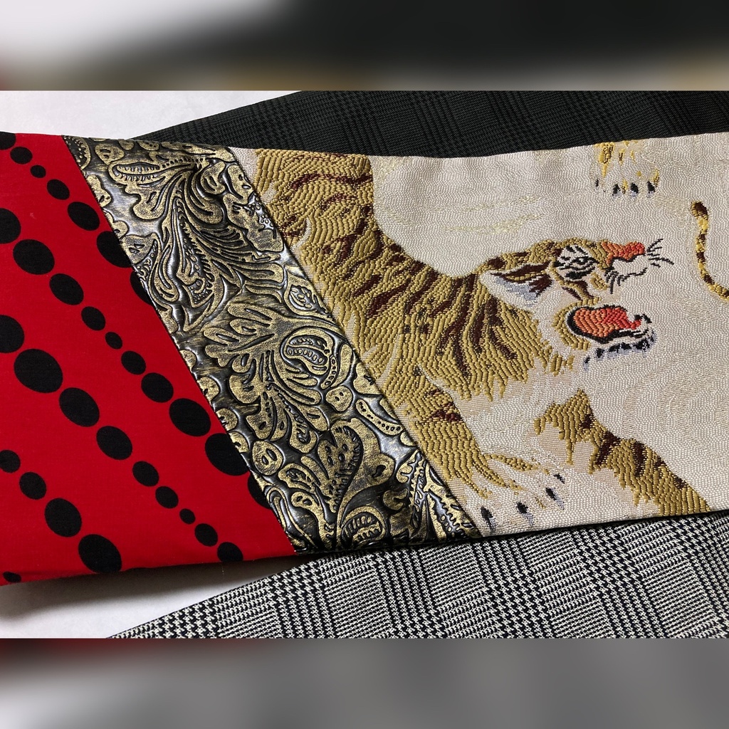 完売/虎ゴブラン/合皮、水玉2種【六種類の布】