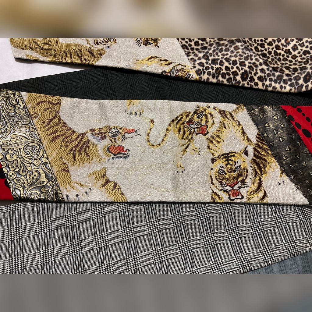 完売/虎ゴブラン/合皮、水玉2種【六種類の布】