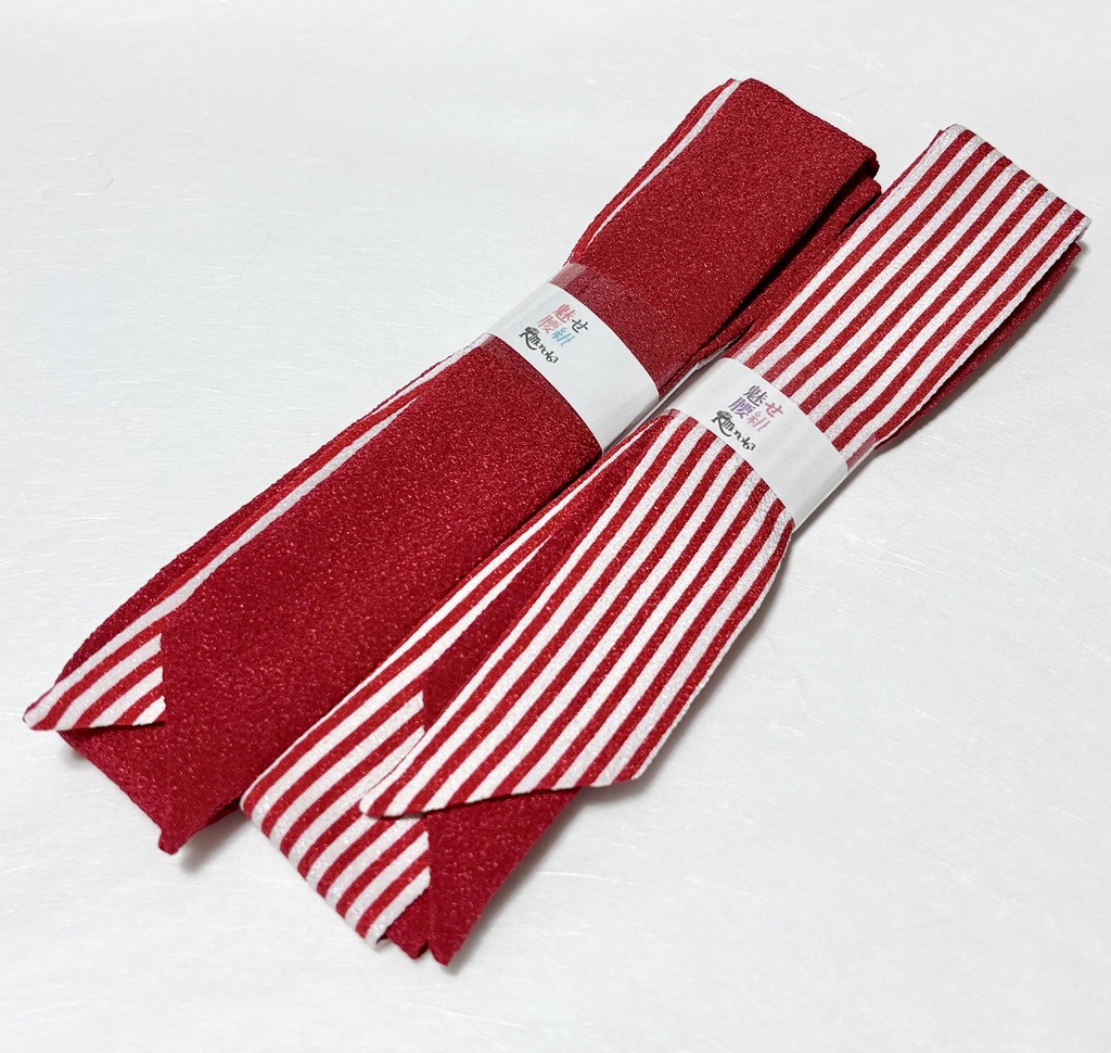 魅せ腰紐【縮緬バイカラー】