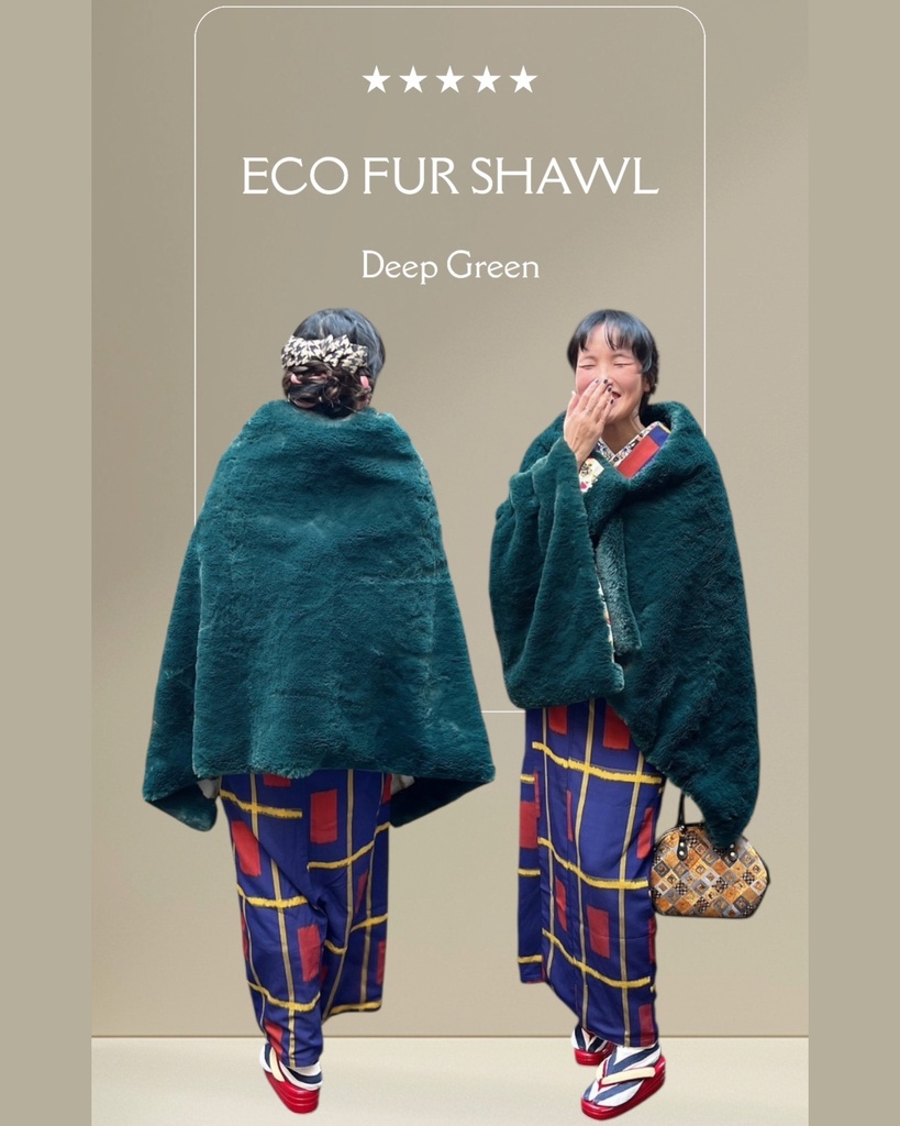 【2/3限定価格】エコファーショール【送料無料】