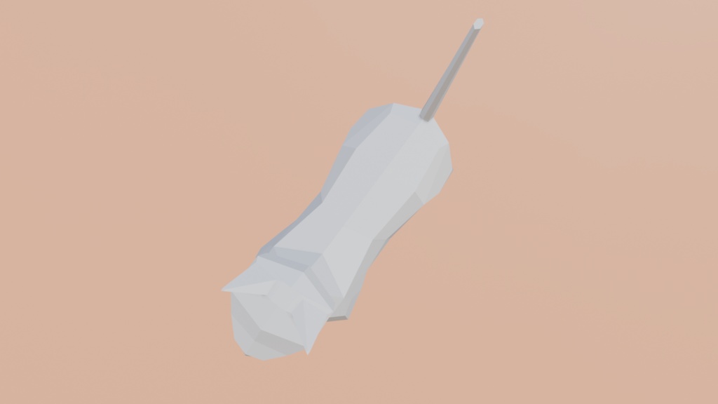 無料 ねこ(低ポリ)