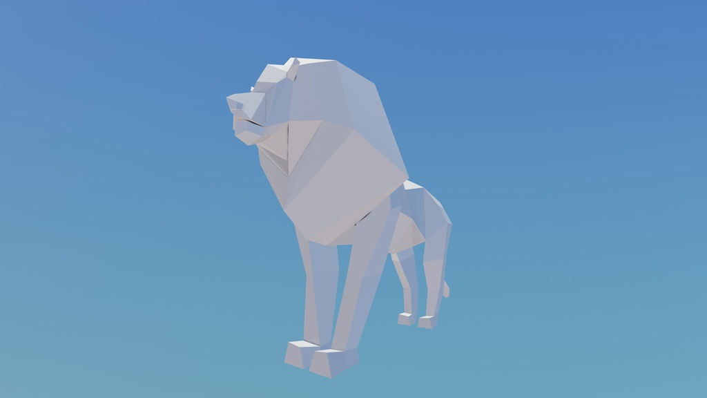 【無料】 動物・6種類 ライオン/キリン/ゾウ/パンダ/イルカ/ペンギン