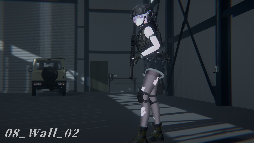 【VRC想定】AR15ポーズパック Vol.3(12ポーズ)(ゆめかちゃん用調整ポーズ+カワイイポーズ一つ追加!)
