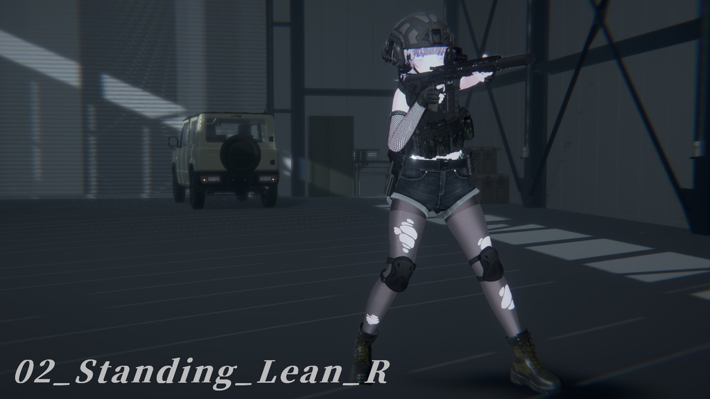 【VRC想定】AR15ポーズパック Vol.3(12ポーズ)(ゆめかちゃん用調整ポーズ+カワイイポーズ一つ追加!)