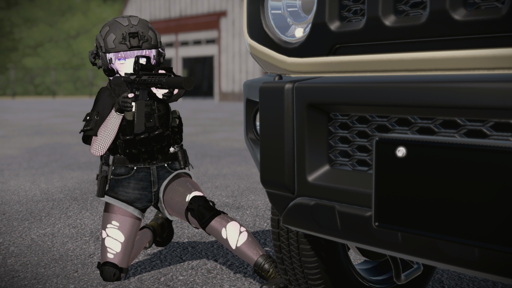 【VRC想定】AR15ポーズパック Vol.3(12ポーズ)(ゆめかちゃん用調整ポーズ+カワイイポーズ一つ追加!)