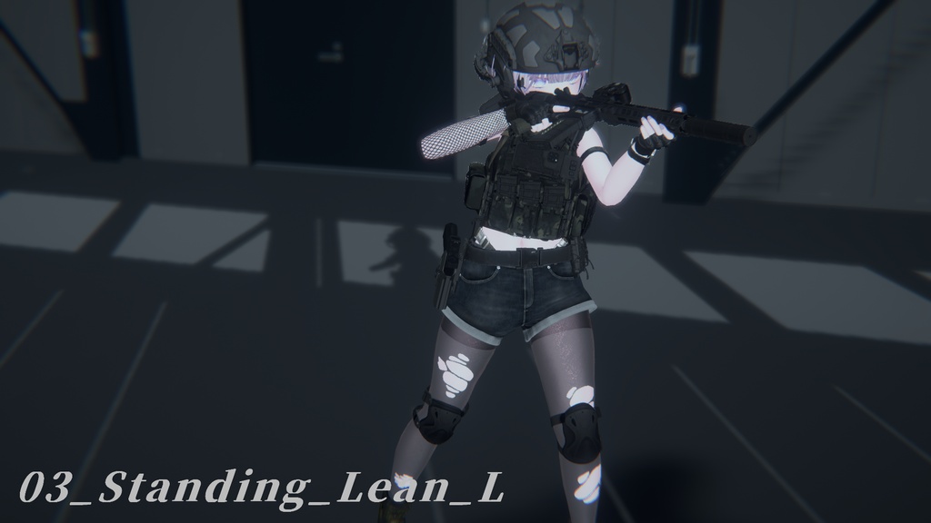 【VRC想定】AR15ポーズパック Vol.3(12ポーズ)(ゆめかちゃん用調整ポーズ+カワイイポーズ一つ追加!)