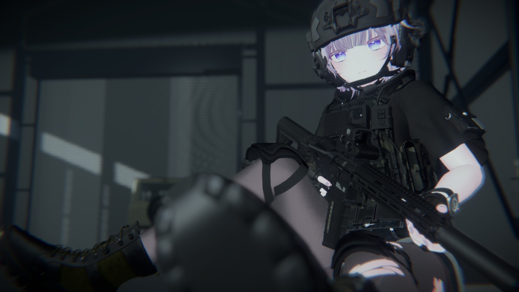 【VRC想定】AR15ポーズパック Vol.3(12ポーズ)(ゆめかちゃん用調整ポーズ+カワイイポーズ一つ追加!)