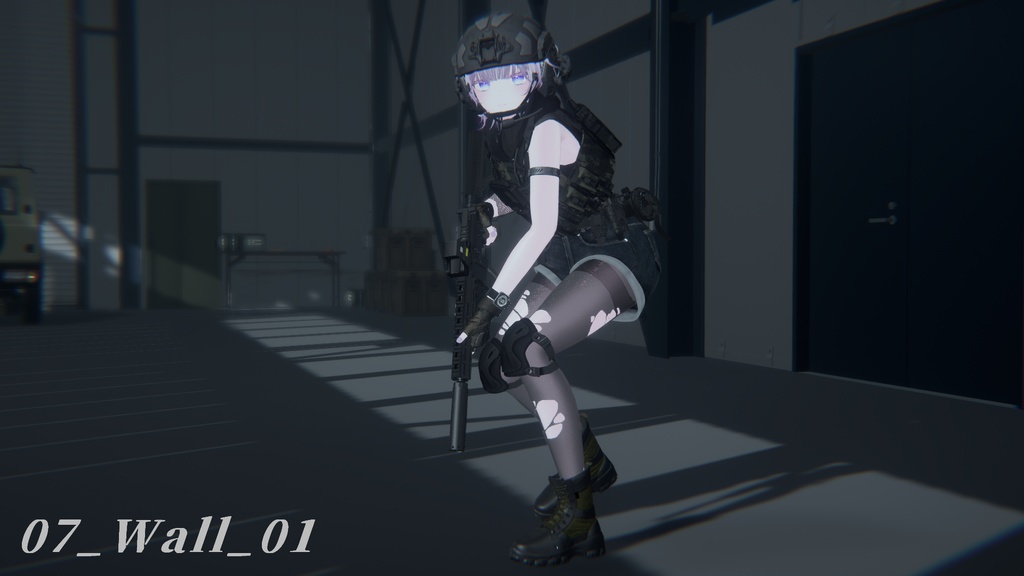 【VRC想定】AR15ポーズパック Vol.3(12ポーズ)(ゆめかちゃん用調整ポーズ+カワイイポーズ一つ追加!)