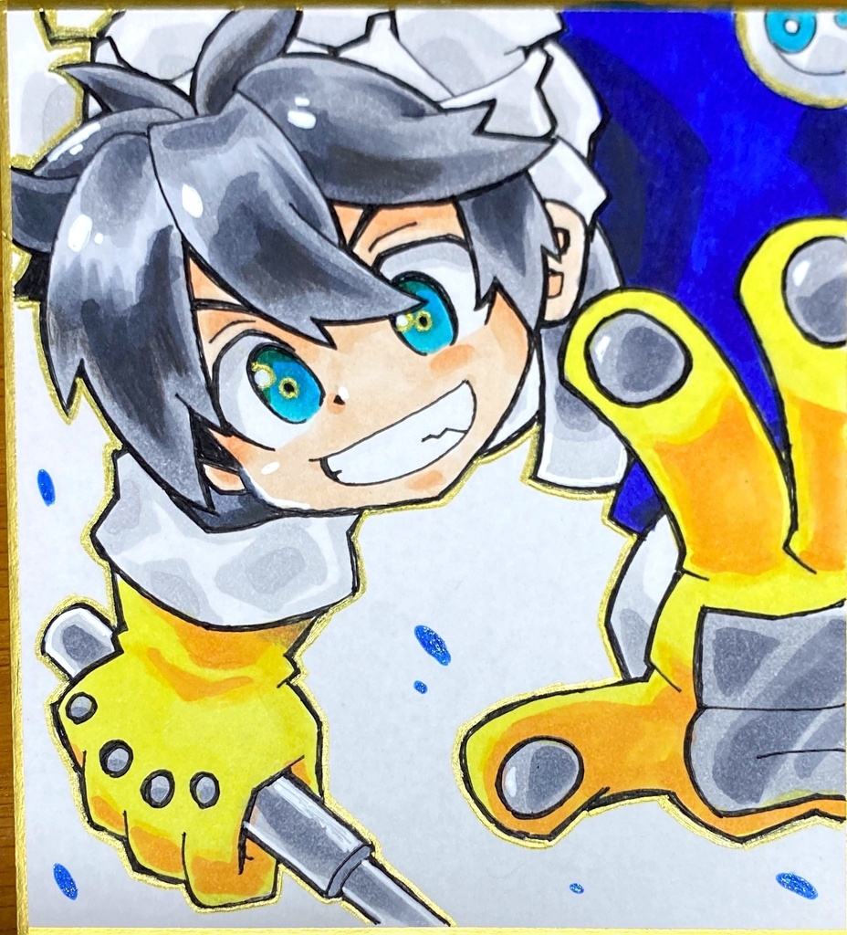 カラーミニ色紙「太公望」