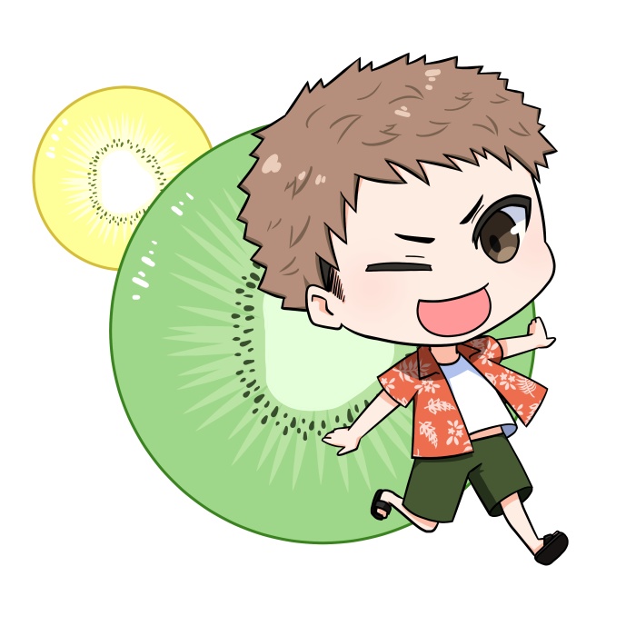 探偵部アクリルキーホルダー(フルーツver)