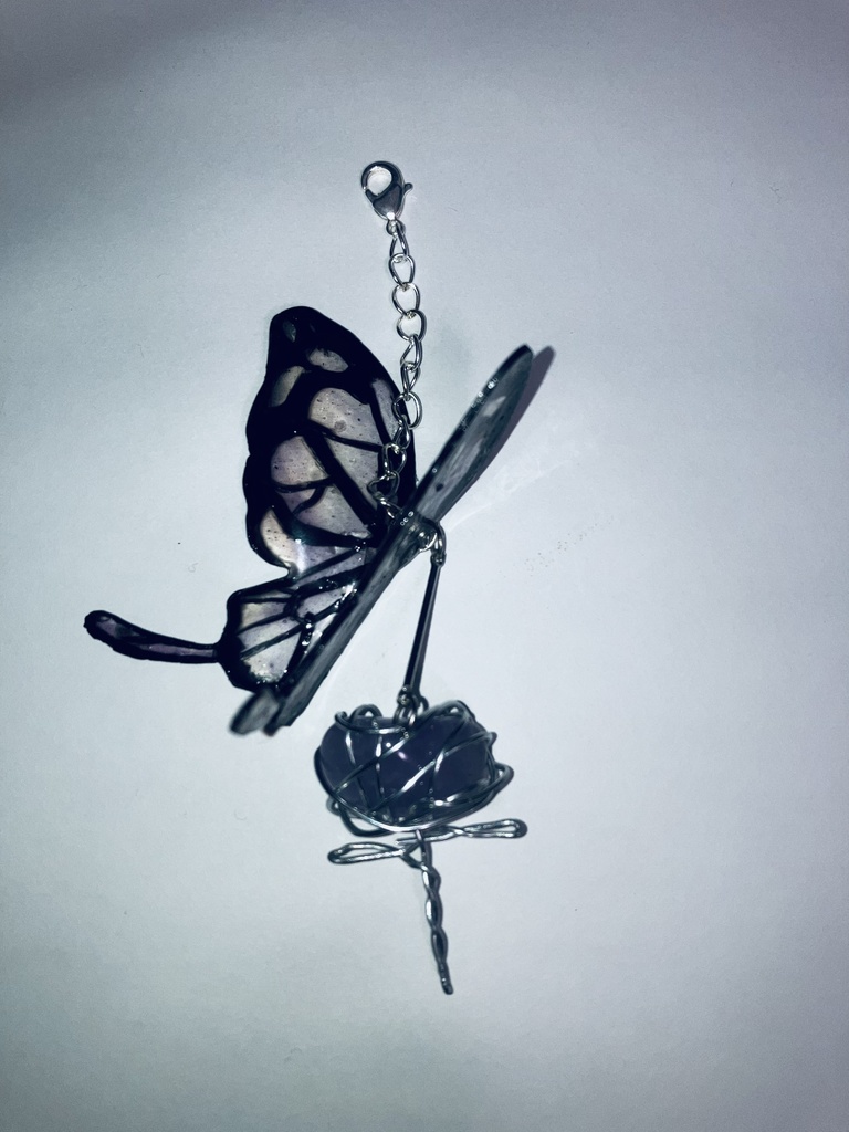 『ゆる会』ターフェモチーフキーホルダー(蝶)