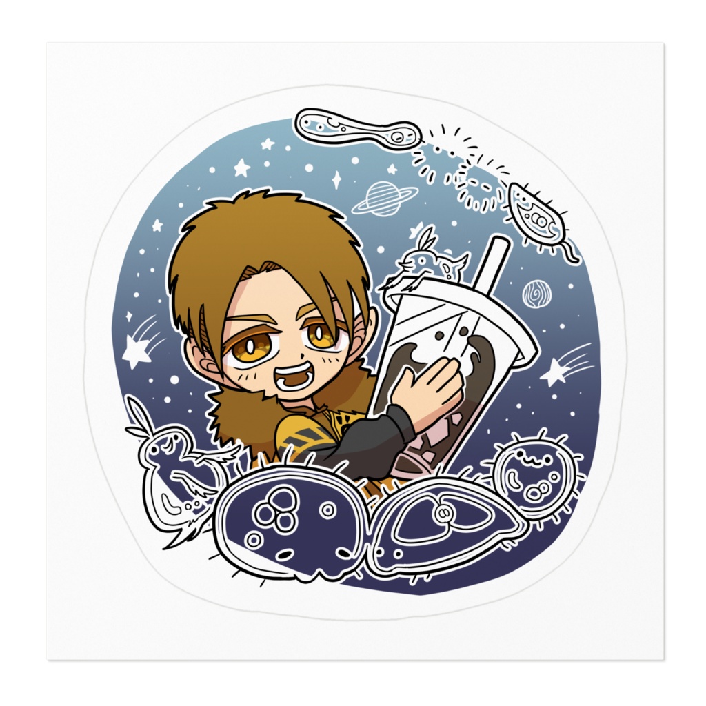 【異邦人の心臓】ステッカー3種