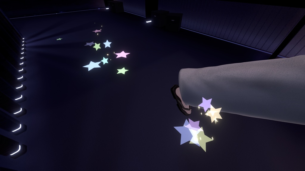 【VRChat想定・MA対応】星がはじけるパーティクル -twinkle star particles-