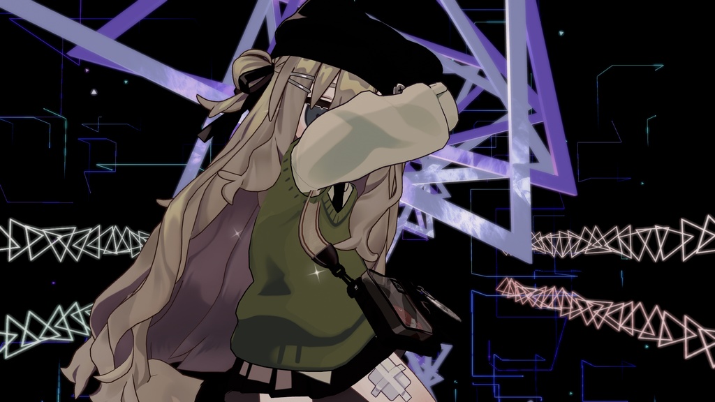 【VRChat想定・MA対応】さりげなキラキラパーティクル