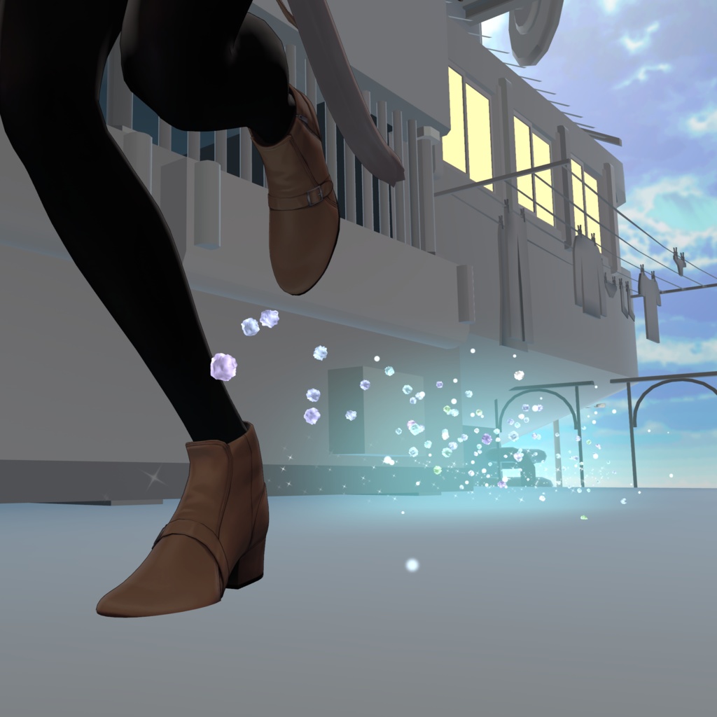 【VRChat想定・MA対応】こんぺいとれいる