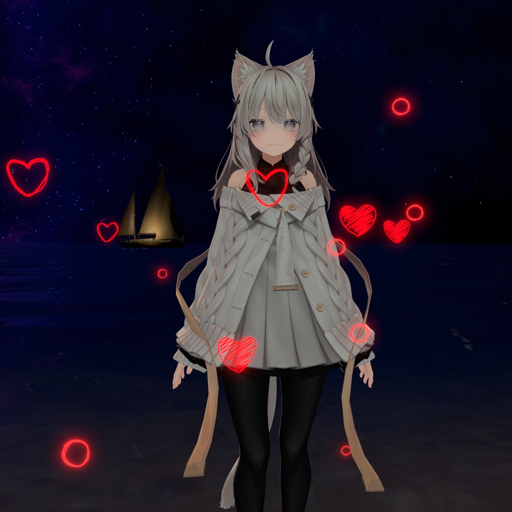 【VRChat想定・MA対応】てがきのおもい