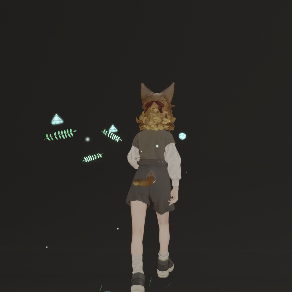 【VRChat想定・MA対応】陽だまりのトレイル