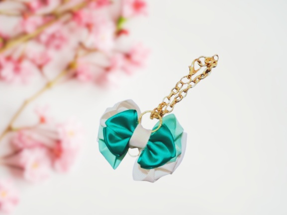 リボンバッグチャーム(ペタルリボン)