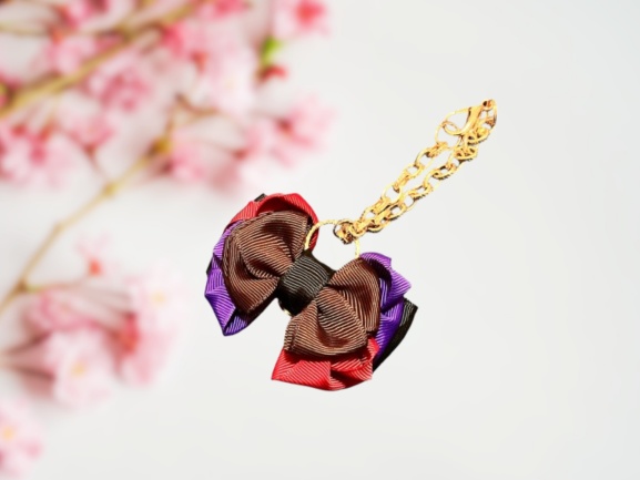 リボンバッグチャーム(ペタルリボン)