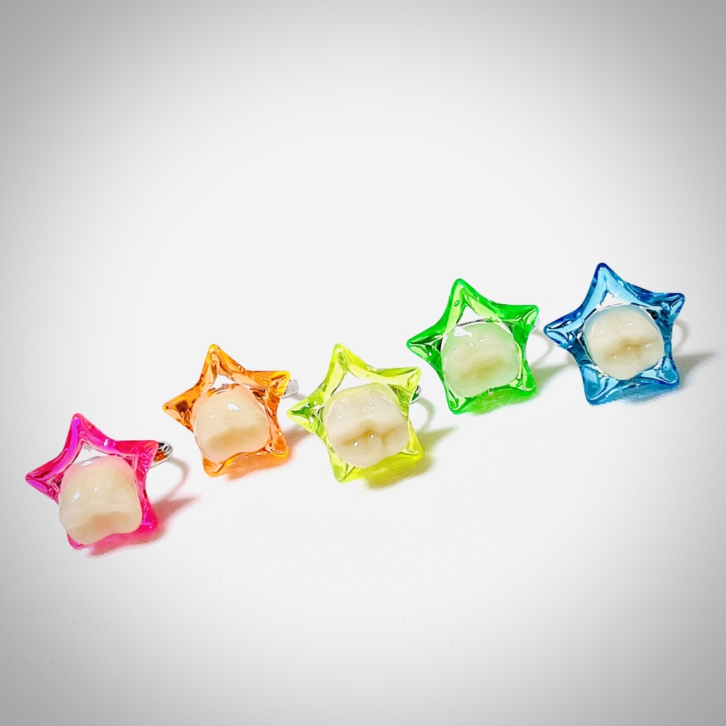 愛でる奥歯リング(星)