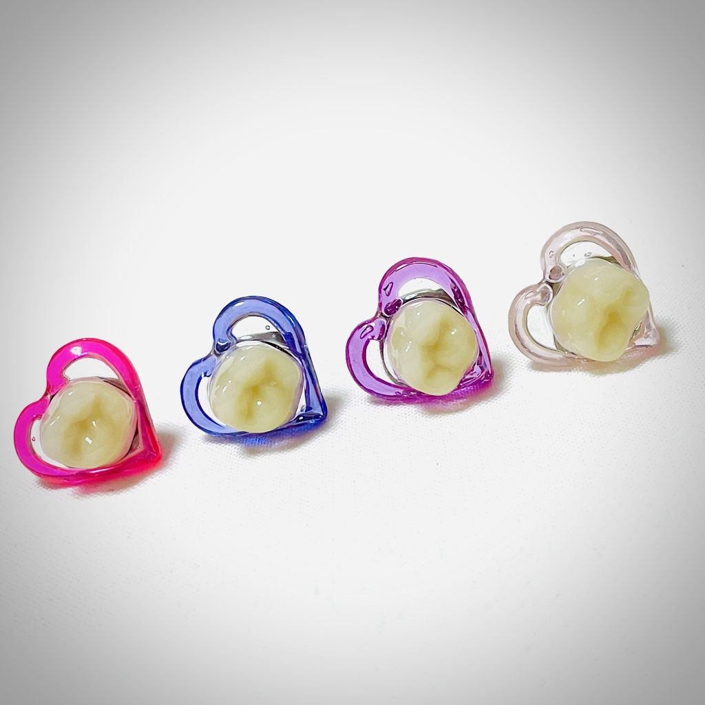 愛でる奥歯ピアス&イヤリング(ハート)