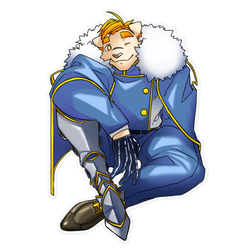 ガオウ（制服姿）ステッカー