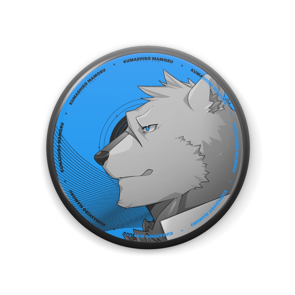 神代 マモル様 アイコニックカラー缶バッジ