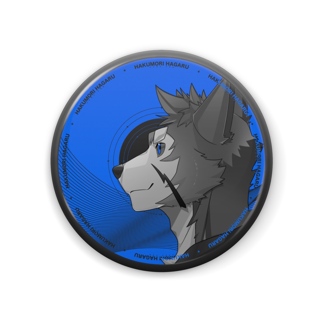 雹衛 ハガル様 アイコニックカラー缶バッジ